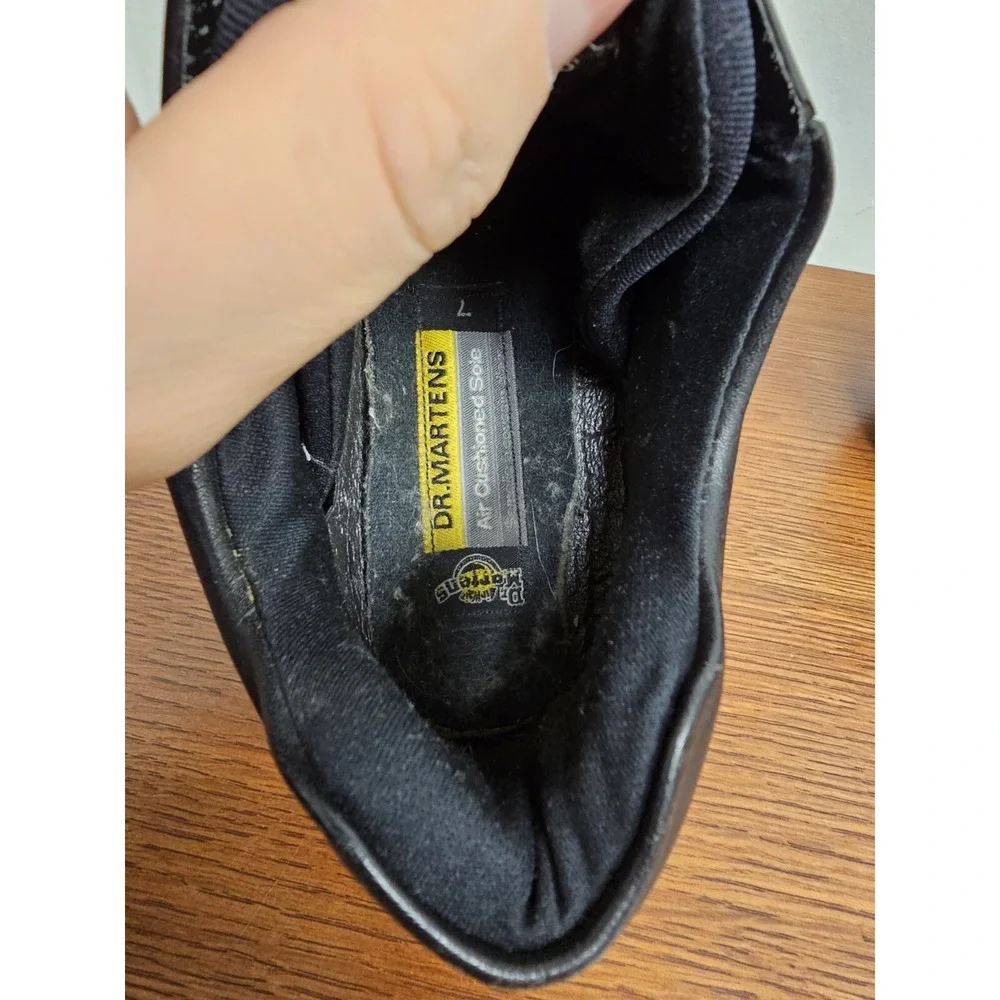 DOC DR MARTENS Lace up Oxford Shoes Black‎ Leather Men's UK 6/US 7
